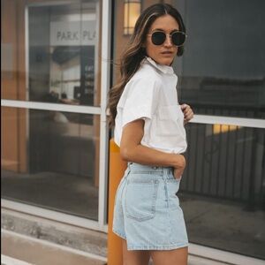 Everlane A-Line Denim Short - 31